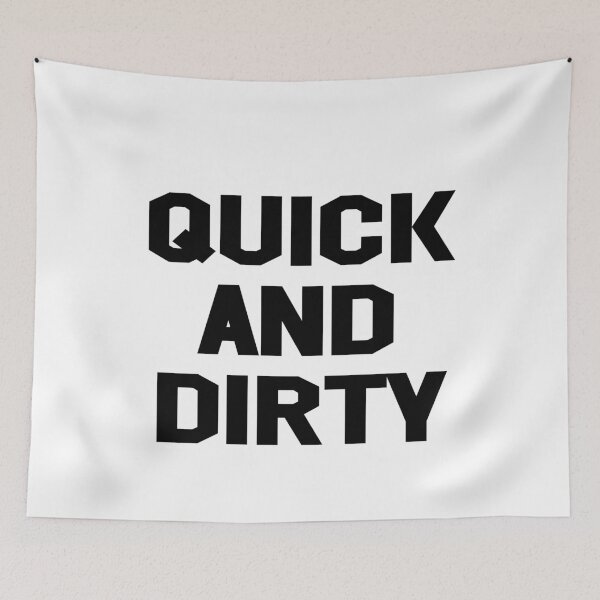 Item preview, QUICK And DIRTY designed and sold by Andrea Lina.