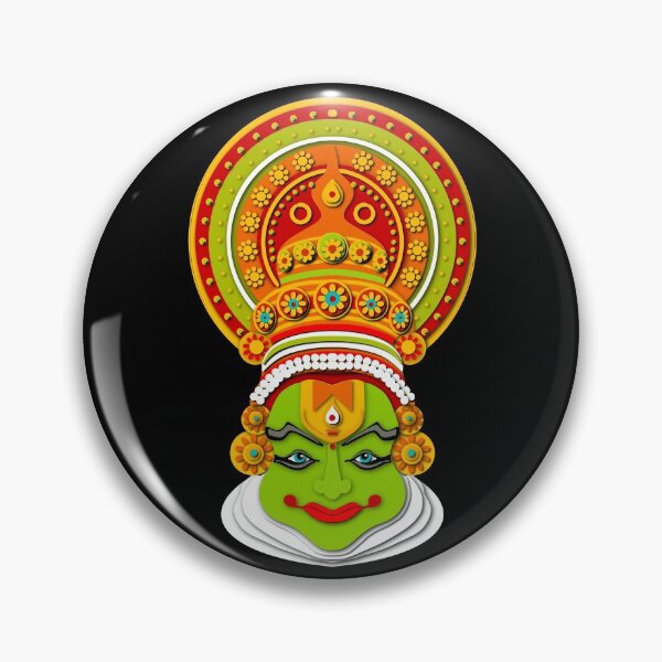 Item preview,  Kathakali mask designed and sold by Prita-D.