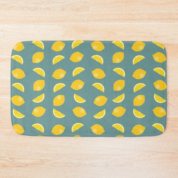 Item preview, Lemon Print - Blue designed and sold by Kittys-Art.