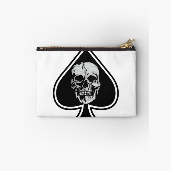 Item preview, Playing card, ace of spades with skull designed and sold by teemix.