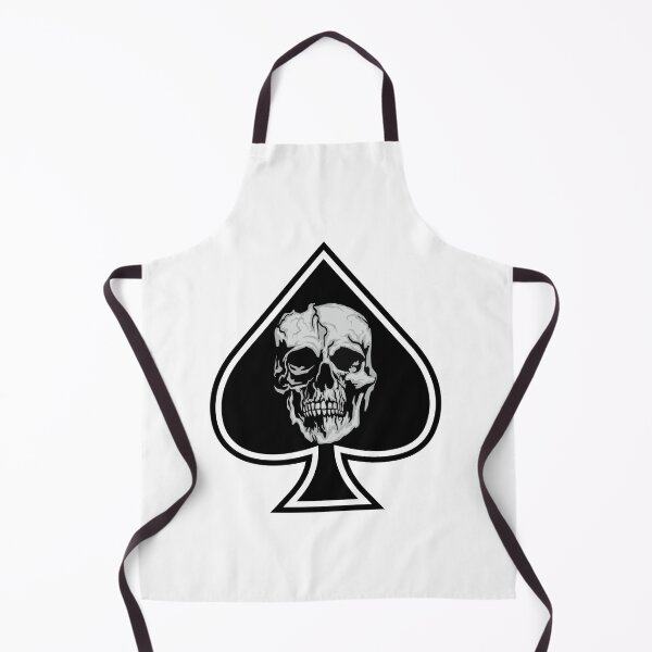 Item preview, Playing card, ace of spades with skull designed and sold by teemix.