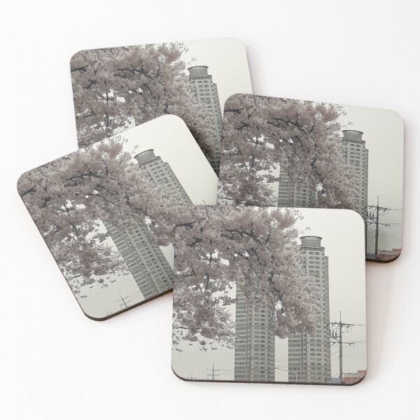Item preview, Cherry blossom tree, twins building designed and sold by Kpop Shop.