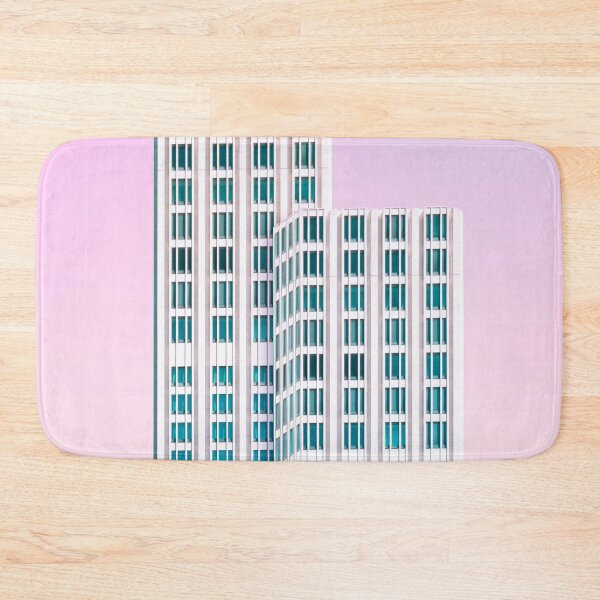 Item preview, Block Skytree Retro Pink designed and sold by SnarkyDoodles.