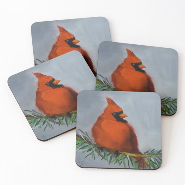 Item preview, Cardinal in Winter designed and sold by JohnnaArt.