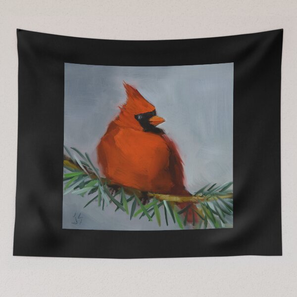 Item preview, Cardinal in Winter designed and sold by JohnnaArt.