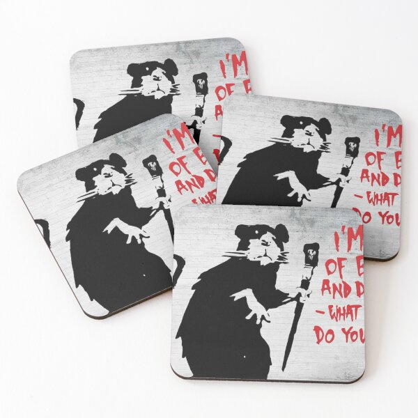 Item preview, Banksy - Late-Rising Rat designed and sold by Mister Whippy's World of Wonders.
