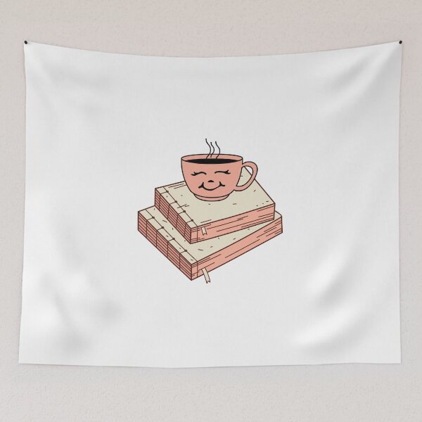 Item preview, Cute Coffee and Books for Avid Readers designed and sold by A. P..