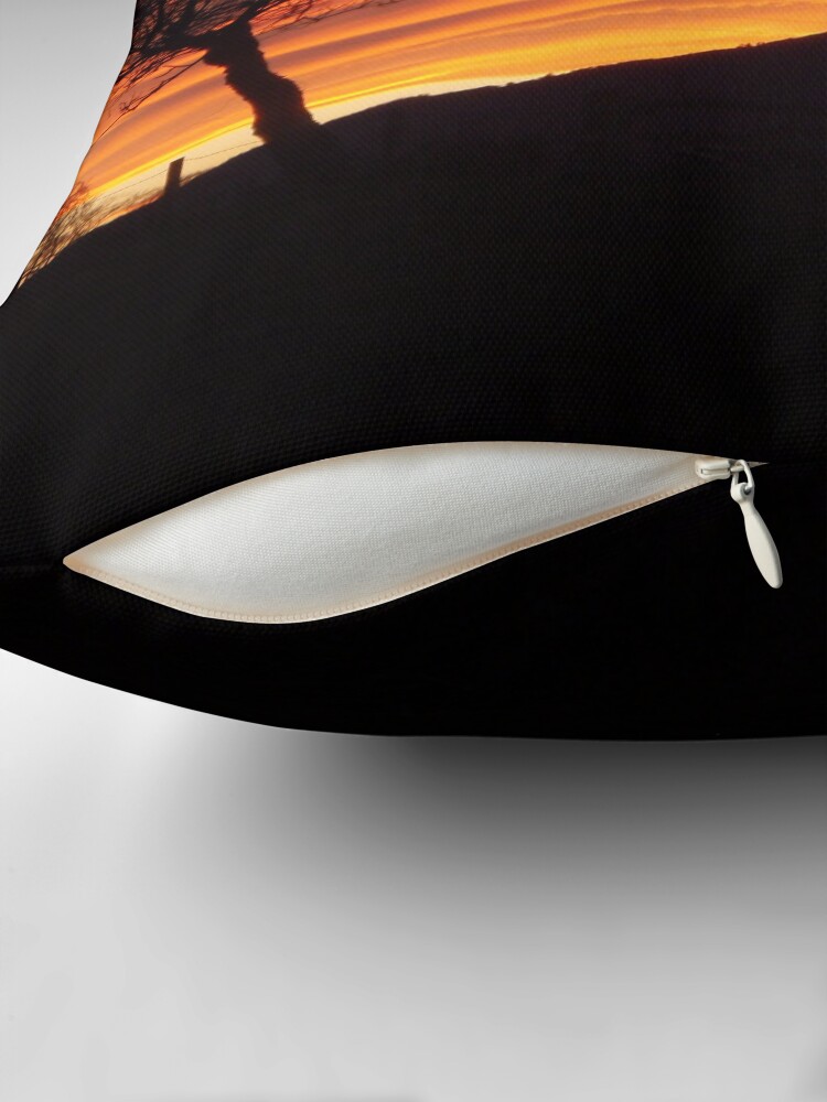 Thumbnail 2 of 4, Pillow, Bennachie sunset designed and sold by orcadia.