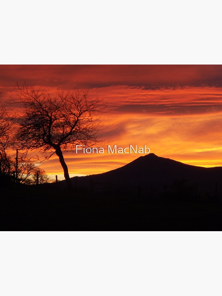 Bennachie sunset by orcadia