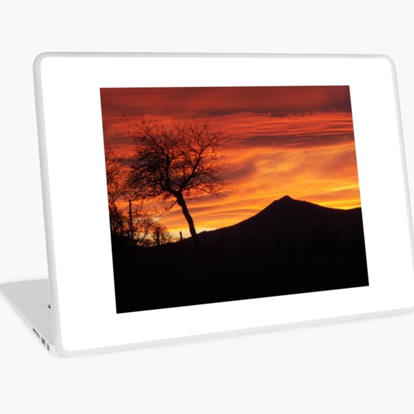Bennachie sunset Laptop Skin