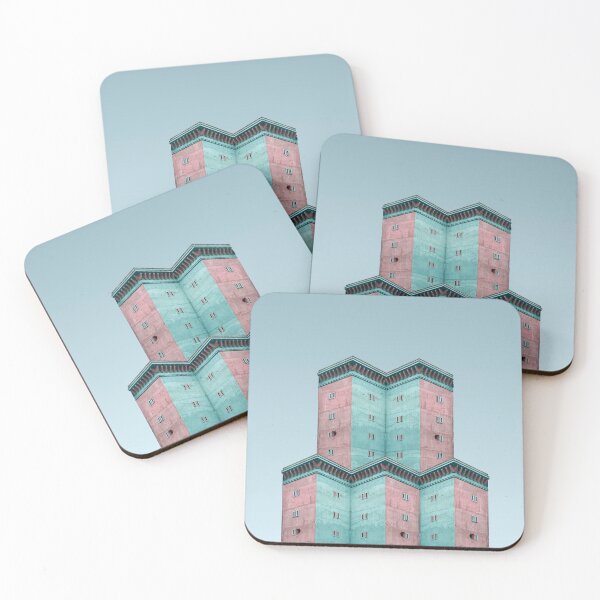 Item preview, Double Block Skytree Retro Pink designed and sold by SnarkyDoodles.