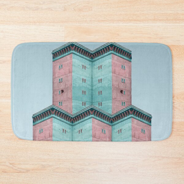 Item preview, Double Block Skytree Retro Pink designed and sold by SnarkyDoodles.