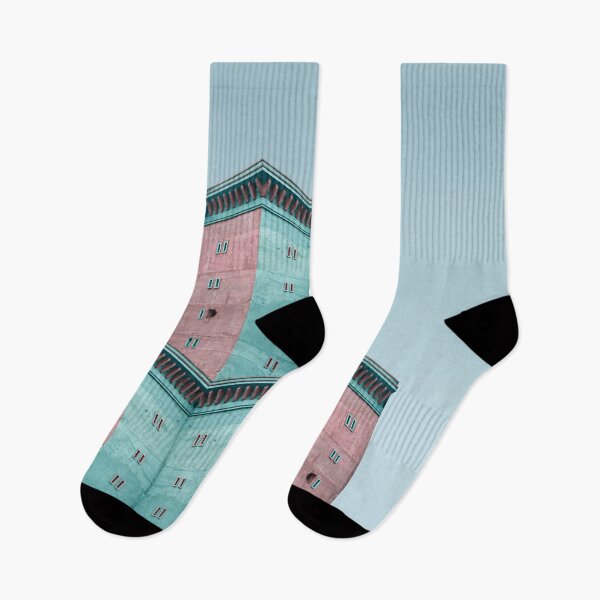 Item preview, Double Block Skytree Retro Pink designed and sold by SnarkyDoodles.