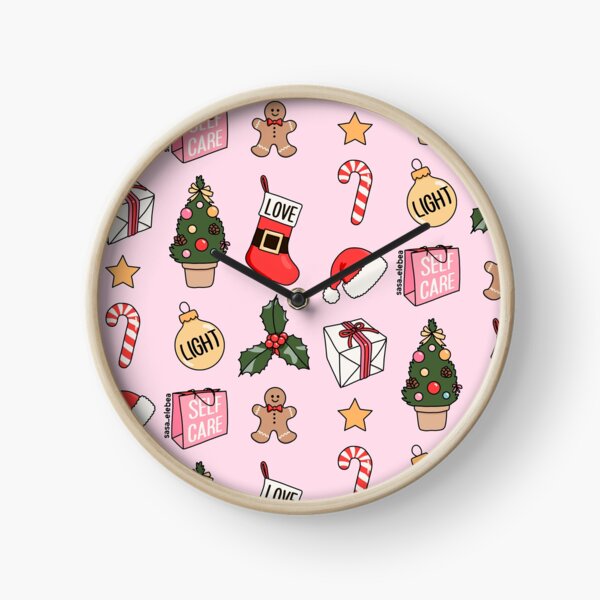 Christmas by Sasa Elebea Clock