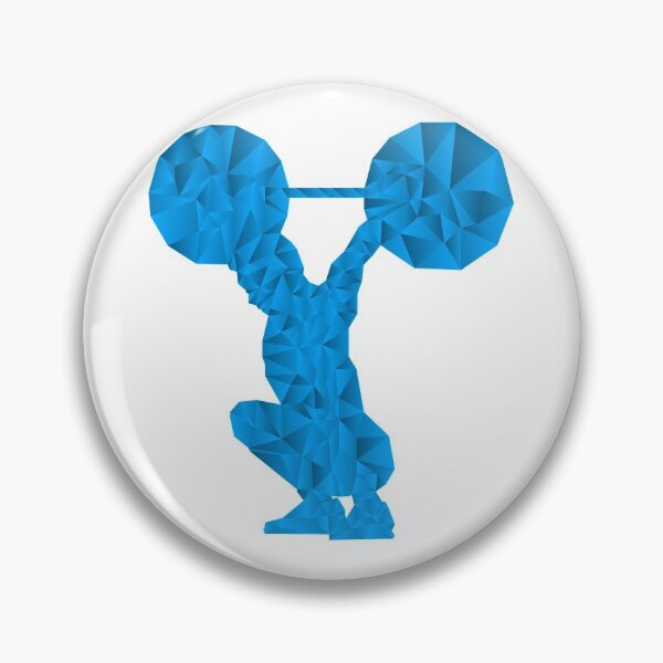 Item preview, Weightlifter in blue designed and sold by MUZA9.