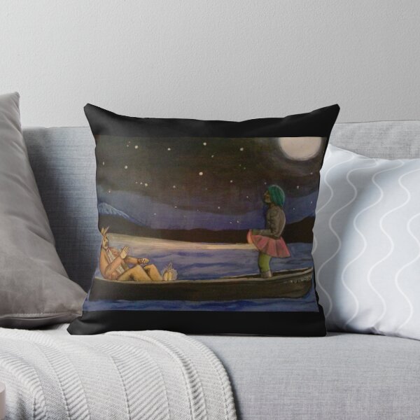 Old gregg Throw Pillow
