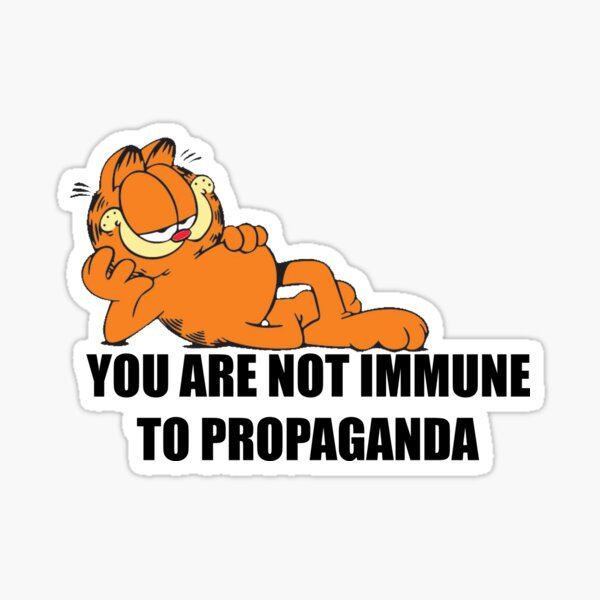 Immune To Propaganda Stickers Redbubble