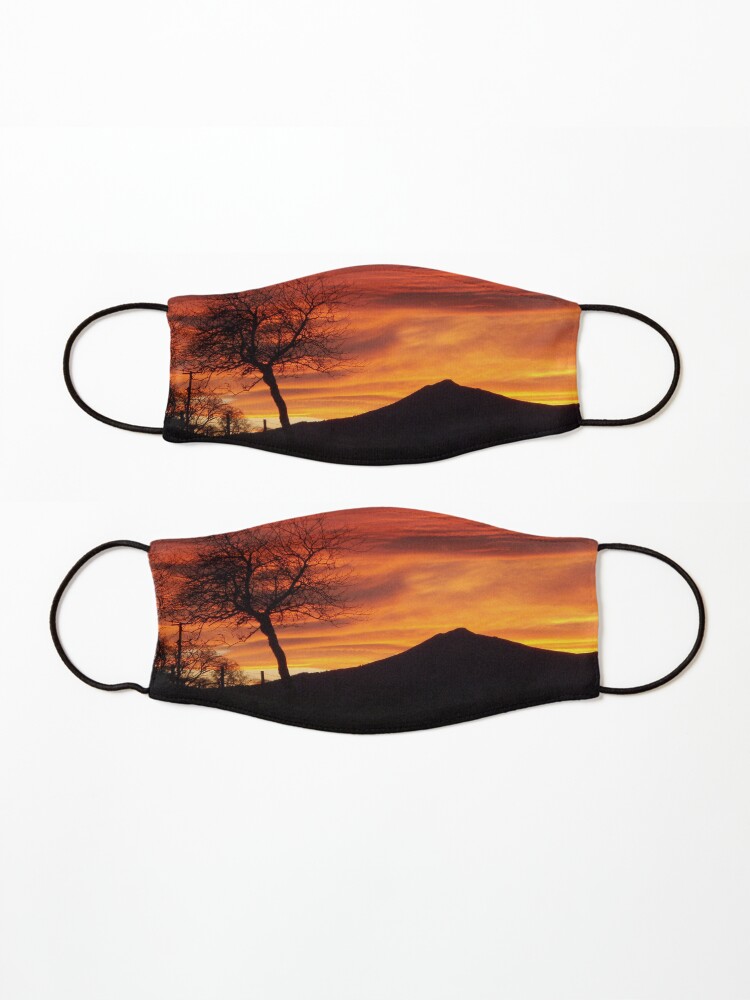 Alternate view of Bennachie sunset Mask