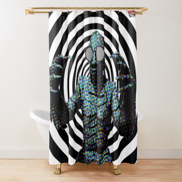 Amphibian man Shower Curtain