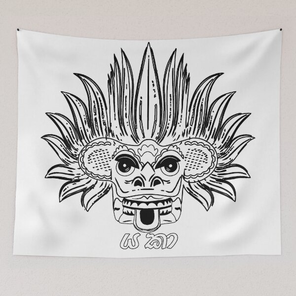 Item preview, Yaka Face black Sri lanka designed and sold by Looplk.