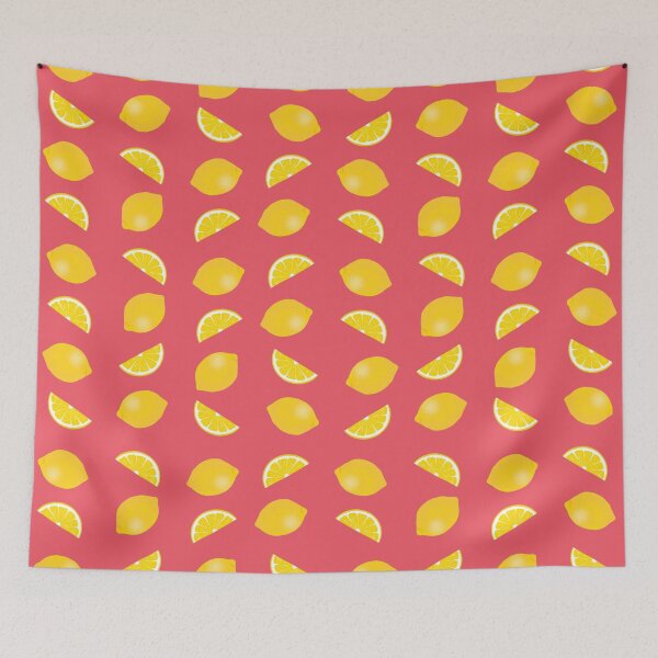Item preview, Lemon Print - Pink designed and sold by Kittys-Art.