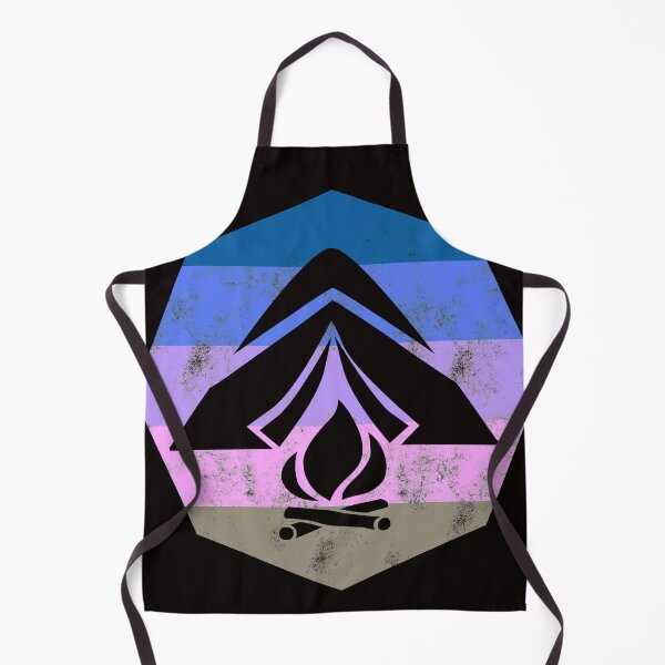 Item preview, Retro camping bonfire hiking designed and sold by Imutobi.