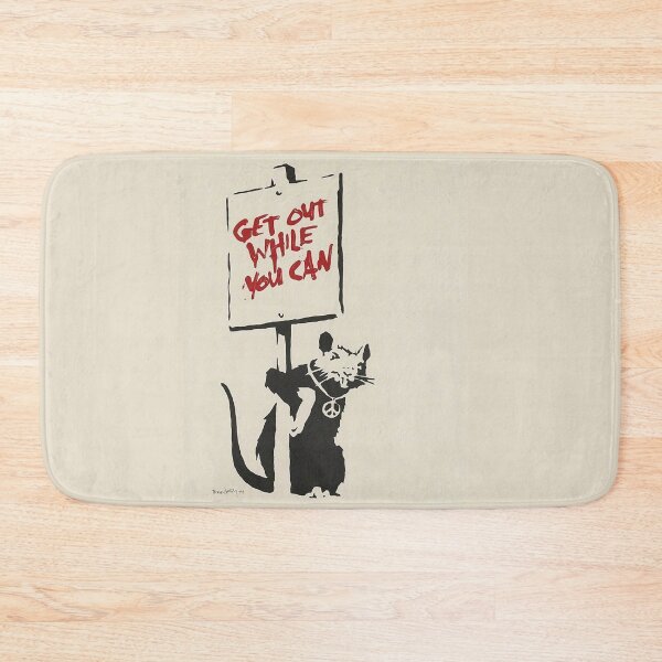 Item preview, Banksy Get Out While You Can Rat designed and sold by WE-ARE-BANKSY.
