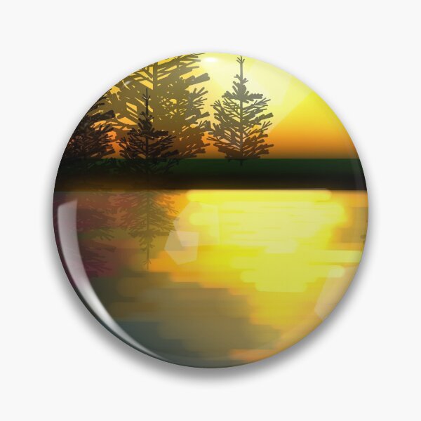 Item preview, Lake Sunset - Flossy Davies designed and sold by Natalie Davies.