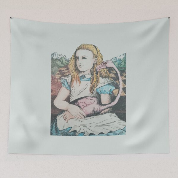 Item preview, Alice and her Flamingo designed and sold by StudioEmilia.