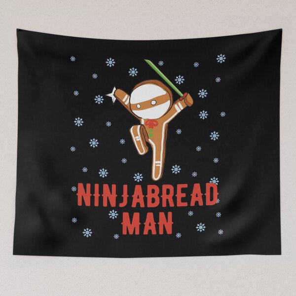 Item preview, Christmas Ninjabread Man Funny Gingerbread designed and sold by MGO-Design.