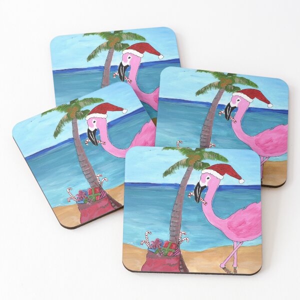 Item preview, Christmas in paradise flamingo designed and sold by mscottartMJs.