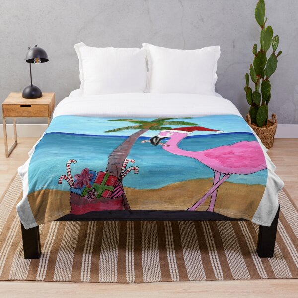 Item preview, Navidad en el paraíso flamingo designed and sold by mscottartMJs.