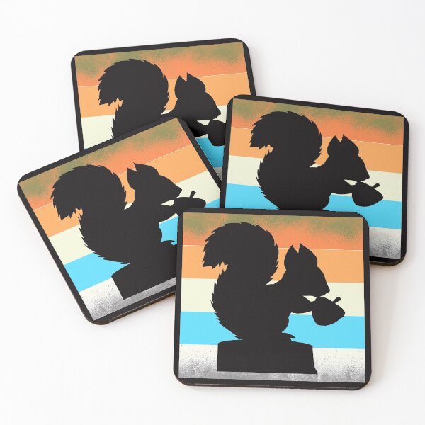 Item preview, Retro squirrel hazelnut nut designed and sold by Imutobi.