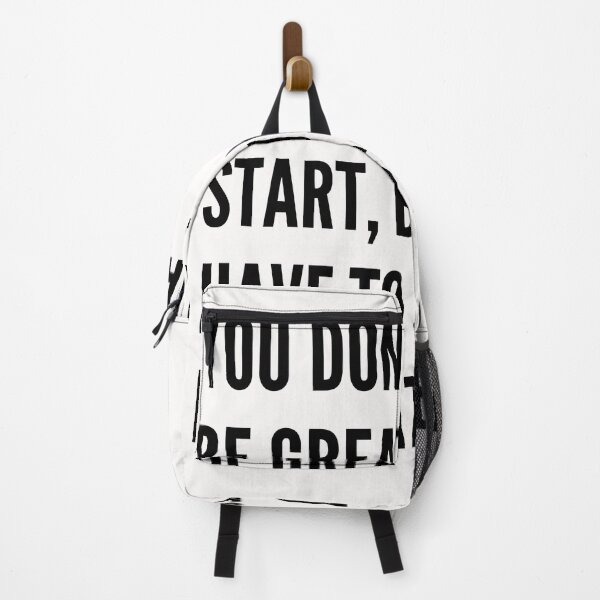 Item preview, Get Started Motivational Life Quote Without Background designed and sold by fantasticpud.