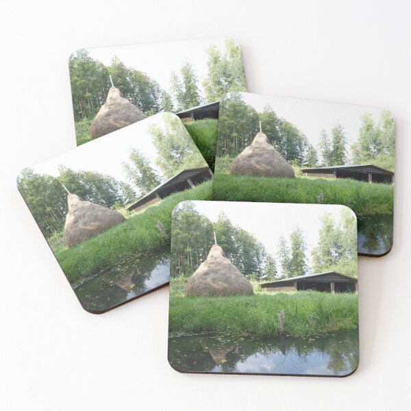Item preview, Spreewald idyll with haystacks designed and sold by Kriti68.