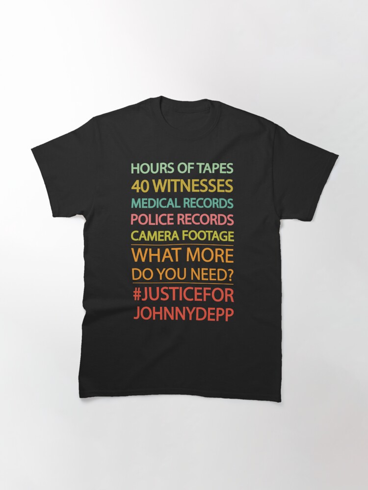 justice white shirt