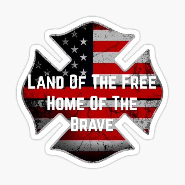 “American Flag Maltese Cross " Sticker for Sale by Bbenn28 | Redbubble