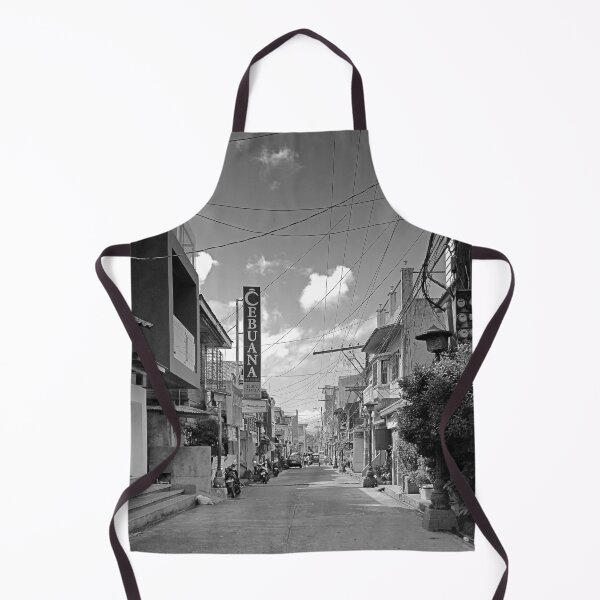 Item preview, Old Neighborhood - Paete Laguna Philippines Black and White designed and sold by RCPphotography.