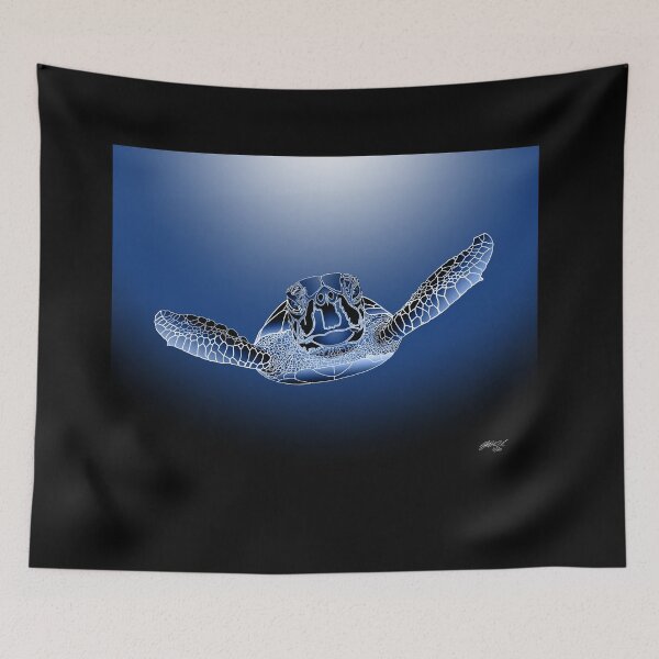 Item preview, Sea Turtle Blue designed and sold by digisketch.