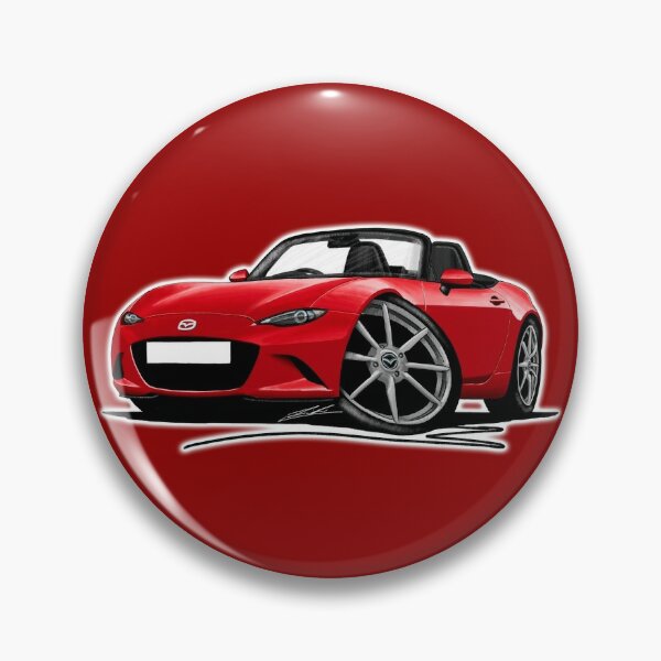 Item preview, Mazda MX5 (Mk4) Red designed and sold by Yeomans Cartoons.