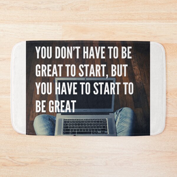 Item preview, Get Started Motivational Life Quote With Background designed and sold by fantasticpud.