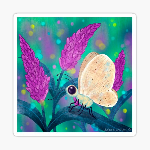 Butterfly Shine Sticker