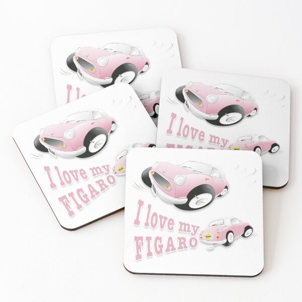 Item preview, Pink Nissan Figaro - Design 3 designed and sold by thefigarostore.
