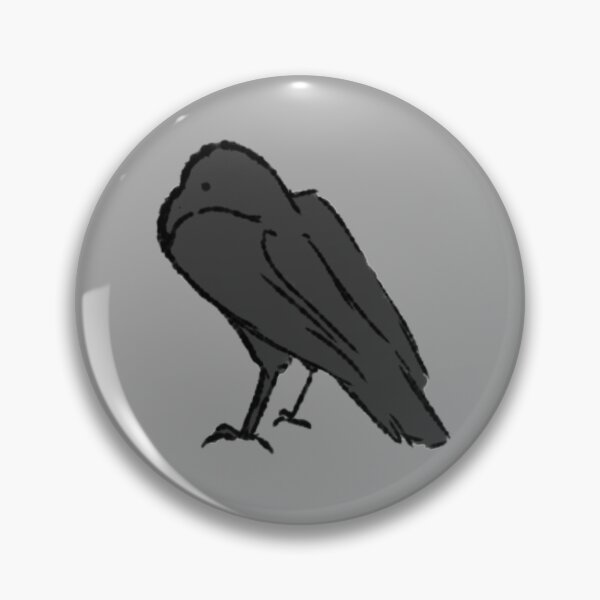 Item preview, Simple crow sticker  designed and sold by stanky-noodle.