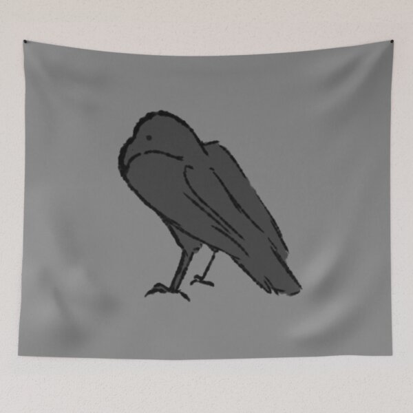 Item preview, Simple crow sticker  designed and sold by stanky-noodle.