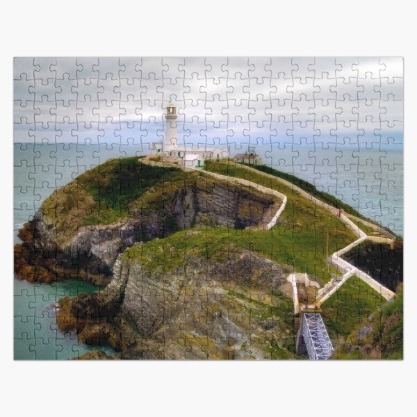 South Stack Lighthouse - Holyhead, Anglesey, Wales. Jigsaw Puzzle