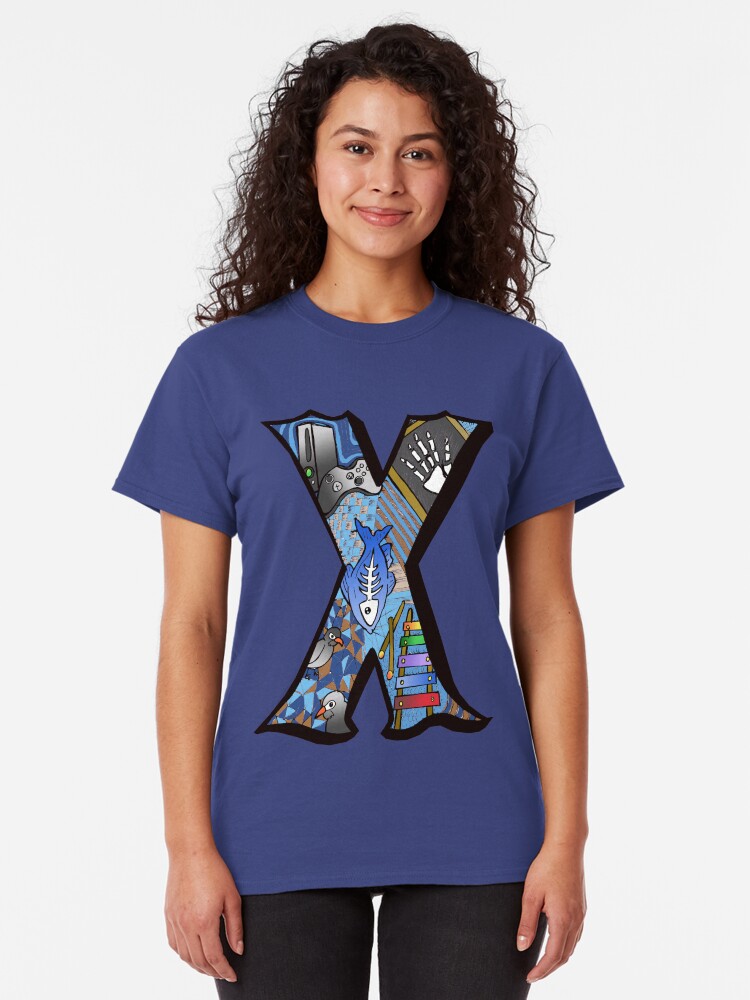 "Doodle Letter X" Tshirt by missmann Redbubble