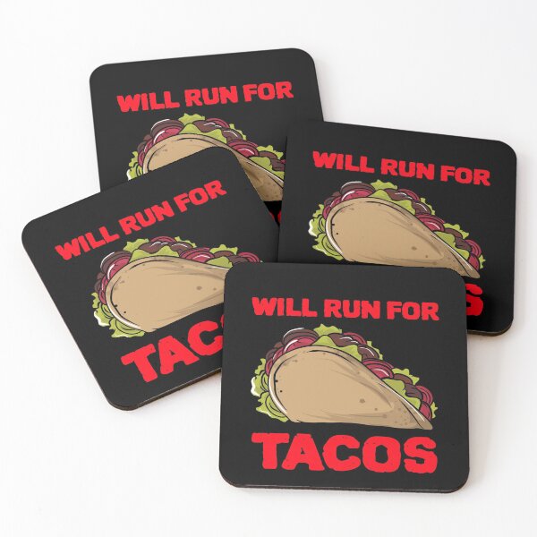 Item preview, Will Run For Tacos designed and sold by Lijo Jose.
