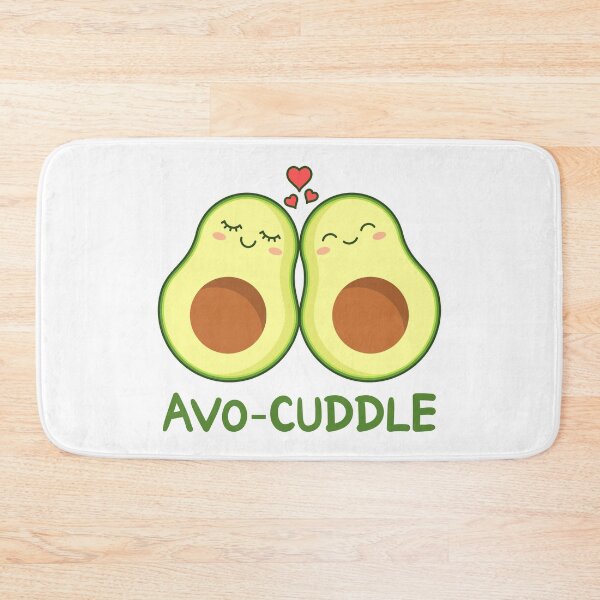 Item preview, Avo-cuddle pun. Two avocados cuddling.  designed and sold by TashaVector.