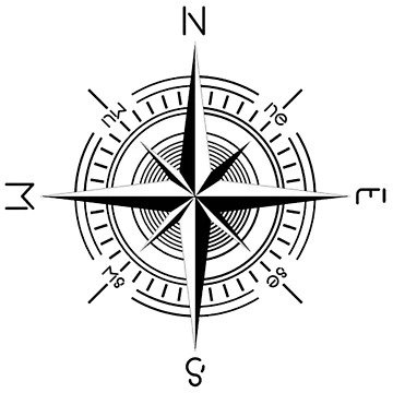 Artwork thumbnail, Compass by Papermouse